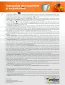 Fassaadide renoveerimine ja soojustamine